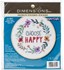 Picture of Dimensions Embroidery Kit W/Hoop 6"-Choose Happy Stitched In Thread