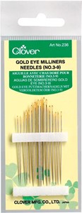 Picture of Clover Gold Eye Milliners Needles-Size 3/9 16/Pkg