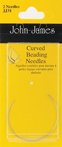 Picture of John James Curved Beading Needles-2/Pkg