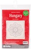Picture of Sashiko World Hungary Stamped Embroidery Kit-Rose Medallion