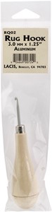 Picture of Lacis Punch Needle Rug Hook W/Wood Handle-Aluminum 3mmX1.25"