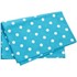 Picture of Dunroven House Polka Dot Printed Tea Towel 20"X28"-Turquoise W/White Dots