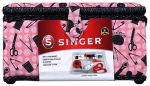 Picture of Singer Sewing Basket-11.5"X6"X6.5" Pink Notions