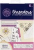 Picture of Crafter's Companion Threaders Embroidery Transfer Sheets-Spring Collection 8"X8" 6/Pkg