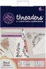 Picture of Crafter's Companion Threaders Embroidery Transfer Sheets-Floral Collection 8"X8" 6/Pkg