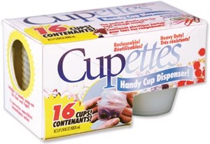 Picture of Cupettes Heavy-Duty Cups & Lids 16/Pkg-1.75oz Clear