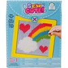 Picture of Sew Cute! Rainbow Needlepoint Kit-6"X6" Stitched In Yarn