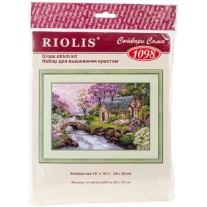 Picture of RIOLIS Counted Cross Stitch Kit 15"X10.25"-Spring View (14 Count)