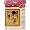 Picture of RIOLIS Counted Cross Stitch Kit 11.75"X13.75"-The Kiss/G.Klimt's Painting (14 Count)
