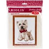 Picture of RIOLIS Counted Cross Stitch Kit 7.75"X10.25"-West Highland White (15 Count)