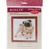 Picture of RIOLIS Counted Cross Stitch Kit 9.75"X9.75"-Pug Dog (14 Count)
