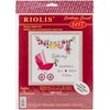 Picture of RIOLIS Counted Cross Stitch Kit 7.75"X7.75"-It's A Girl! Announcement (28 Count)