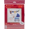 Picture of RIOLIS Counted Cross Stitch Kit 7.75"X7.75"-It's A Boy! Announcement (28 Count)