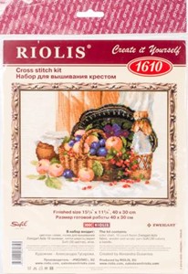 Picture of RIOLIS Counted Cross Stitch Kit 15.75"X11.75"-Summer Abundance (10 Count)