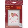 Picture of RIOLIS Counted Cross Stitch Kit 7"X9.5"-Girls Birth Announcement (14 Count)
