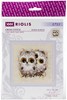Picture of RIOLIS Counted Cross Stitch Kit 5"X5"-Little Owls (14 Count)