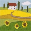 Picture of RIOLIS Longstitch Kit 4.75'x4.75"-Sunflowers (10 Count)