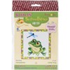 Picture of RIOLIS Counted Cross Stitch Kit 6"X6"-Little Frog (10 Count)