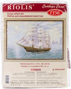 Picture of RIOLIS Counted Cross Stitch Kit 23.5"X15.75"-Tailwind (14 Count)