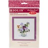 Picture of RIOLIS Counted Cross Stitch Kit 7.75"X7.75"-Pansies (15 Count)