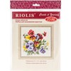 Picture of RIOLIS Counted Cross Stitch Kit 7.75"X7.75"-Pansy Medley (14 Count)