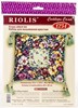 Picture of RIOLIS Cushion Counted Cross Stitch Kit 15.75"X15.75"-Pansy (14 Count)
