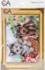 Picture of Collection D'Art Stamped Needlepoint Kit 22X30cm-Doggie Friends