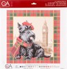 Picture of Collection D'Art Stamped Cross Stitch Kit 41X41cm-Scottish Terrier In London
