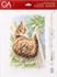 Picture of Collection D'Art Stamped Cross Stitch Kit 28X37cm-Cat With Butterfly