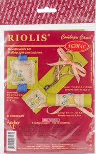 Picture of RIOLIS Needlework Kit-Travel Kit-Forget Me Not (14 Count)