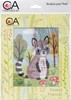 Picture of Collection D'Art Stamped Needlepoint Kit 20X25cm-Raccoon