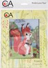 Picture of Collection D'Art Stamped Needlepoint Kit 20X25cm-Squirrel