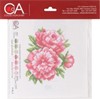Picture of Collection D'Art Stamped Cross Stitch Kit 20X22cm-Peonies