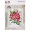 Picture of Collection D'Art Stamped Needlepoint Kit 20X25cm-Red Rose