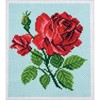 Picture of Collection D'Art Stamped Cross Stitch Kit 20X22cm-Red Rose