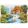 Picture of Collection D'Art Stamped Cross Stitch Kit 37X49cm-Water Mill
