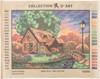 Picture of Collection D'Art Needlepoint Printed Tapestry Canvas 40X50cm-Cottage By The River