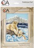 Picture of Collection D'Art Stamped Needlepoint Kit 14X18cm-White Bears