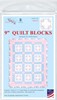Picture of Jack Dempsey Stamped White Quilt Blocks 9"X9" 12/Pkg-Hearts