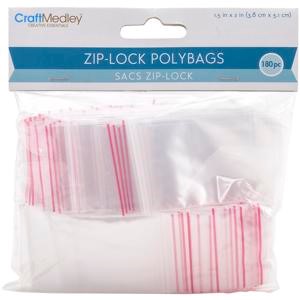 Picture of Ziplock Polybags 180/Pkg-1.5"X2"  Clear