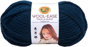 Picture of Lion Brand Wool-Ease Thick & Quick Yarn-Petrol Blue