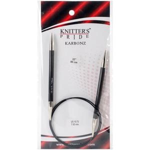 Picture of Knitter's Pride-Karbonz Fixed Circular Needles 32"-Size 10.75/7mm