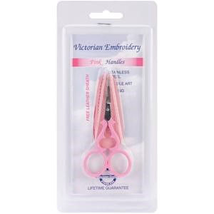 Picture of Tool Tron Victorian Scissors 3.5"-Pink W/Leather Sheath