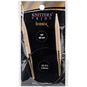 Picture of Knitter's Pride-Basix Fixed Circular Needles 16"-Size 10.5/6.5mm