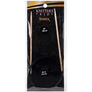 Picture of Knitter's Pride-Basix Fixed Circular Needles 40"-Size 2.5/3mm
