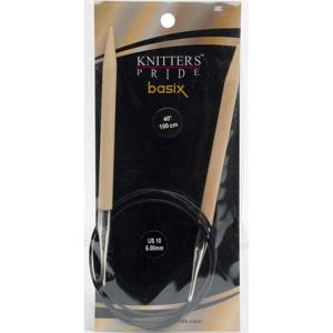 Picture of Knitter's Pride-Basix Fixed Circular Needles 40"-Size 11/8mm