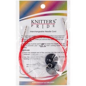Picture of Knitter's Pride-Interchangeable Cords 30" (40" w/ tips)-Red
