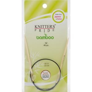 Picture of Knitter's Pride-Bamboo Fixed Circular Needles 16"-Size 1.5/2.5mm