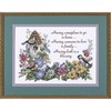 Picture of Dimensions Stamped Cross Stitch Kit 14"X10"-Flowery Verse
