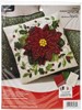 Picture of Bucilla Felt Pillow Applique Kit 10"X10"-Elegant Poinsettia